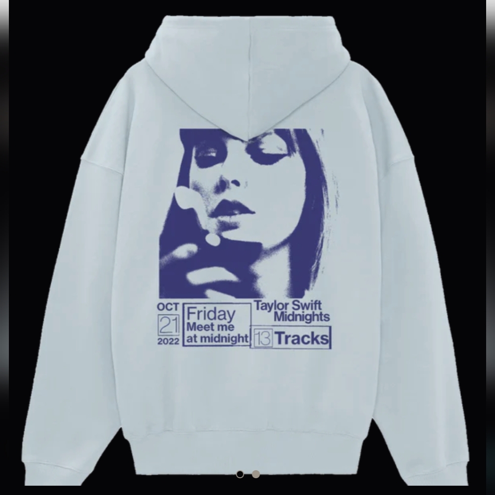 Taylor Swift Midnights Blue Hoodie (2XL)